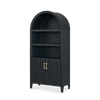 Lauren Arched 77.4" Tall Cabinet, Black Oak