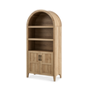 Lauren Arched 77.4" Tall Cabinet, Light Oak