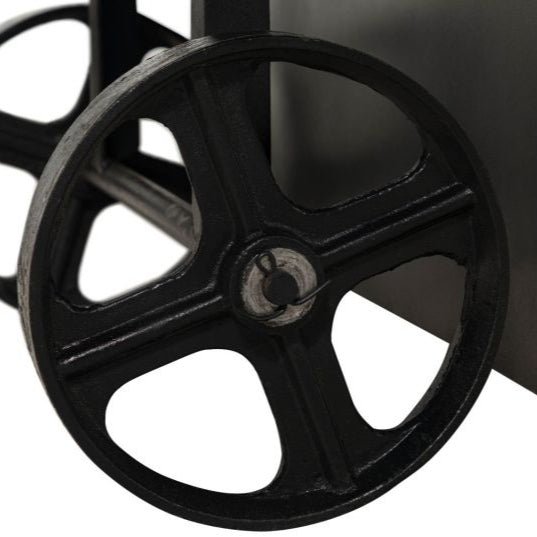 Bar reclaimed wood 168x56x85 multi-colored lacquered INDUSTRIAL #17