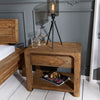 Bedside table Sheesham 60x40x50 brown oiled BUENO #005