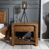Bedside table Sheesham 60x40x50 brown oiled BUENO #005