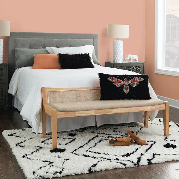 Abacos Rattan Cane Bench