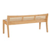 Abacos Rattan Cane Bench