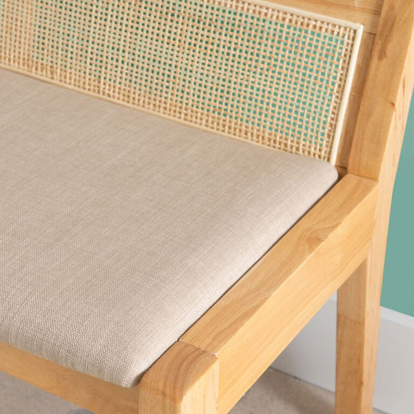 Abacos Rattan Cane Bench
