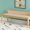 Abacos Rattan Cane Bench