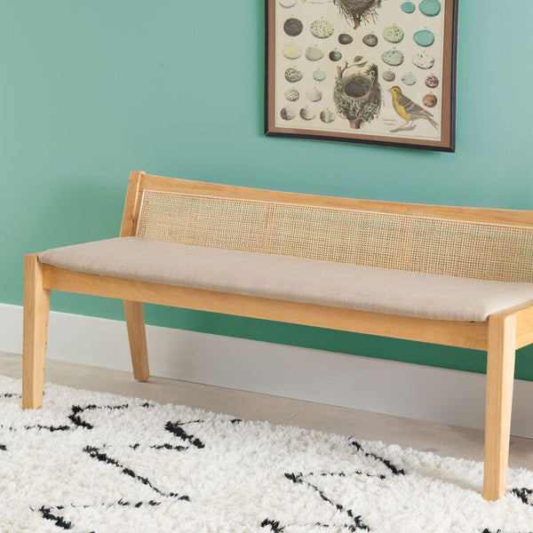 Abacos Rattan Cane Bench