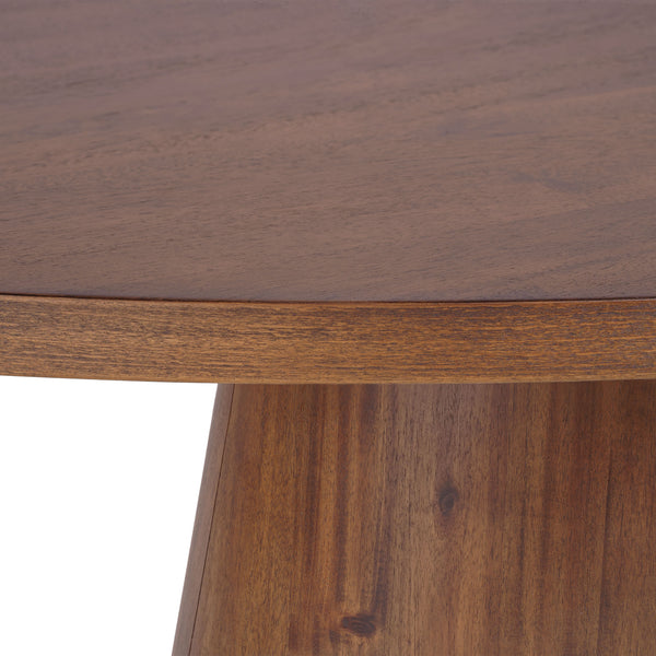 Lennon Oval Wood Pedestal Dining Table