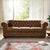 Casper Leather Chesterfield Three Seater Sofa