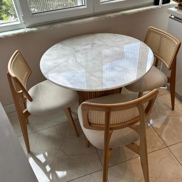 Alum 4 Seater Dining Set