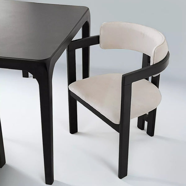 Astra Black 6 Seater Dining Set