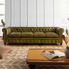 Daytona Leather Chesterfield Four Seater Sofa
