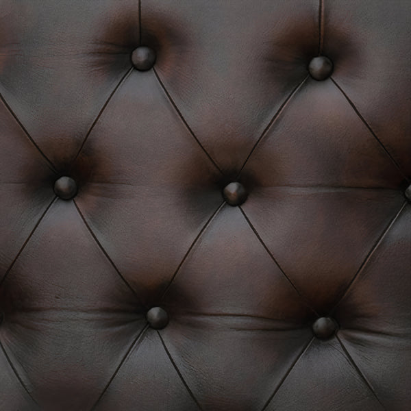 Brooklyn Leather Chesterfield Two Seater Sofa