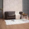 Adela Leather Chesterfield Two Seater Sofa