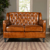 Roslin Leather Chesterfield Two Seater Sofa