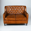 Roslin Leather Chesterfield Two Seater Sofa