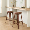 30.3'' Solid Wood Bar Stool (Set of 2)