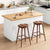 30.3'' Solid Wood Bar Stool (Set of 2)