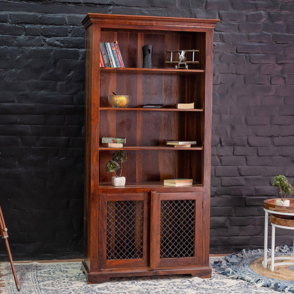 Duraster Ummed Large Sheesham Wood Book Shelf #2