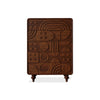 31.5" Nut-brown Solid + Manufactured Wood Accent Cabinet