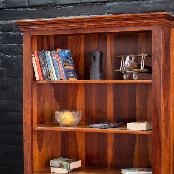 Duraster Ummed Large Sheesham Wood Book Shelf #2