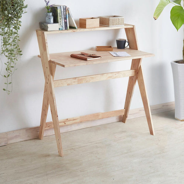 37.5 In. Mid Century Modern X Leg Study Desk
