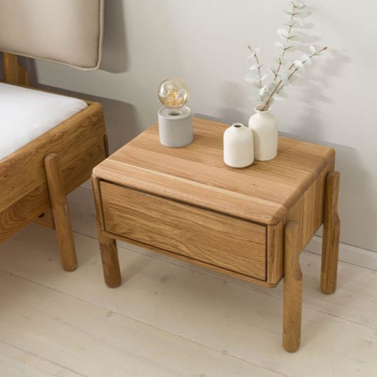 Bedside table oak 58x36x41 natural oiled KIEL #10