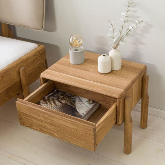 Bedside table oak 58x36x41 natural oiled KIEL #10