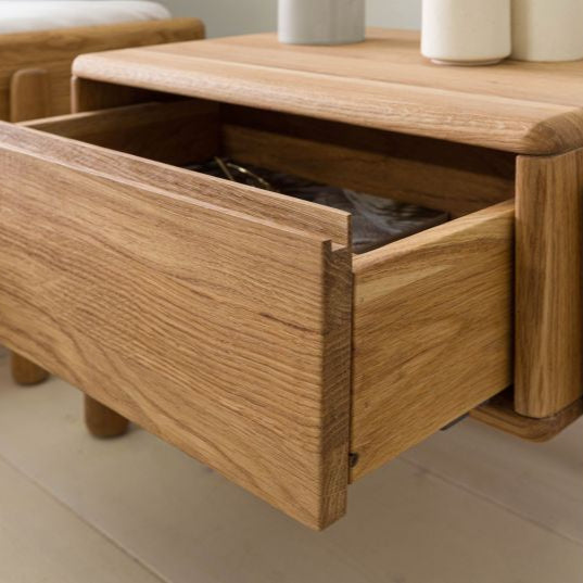 Bedside table oak 58x36x41 natural oiled KIEL #10