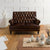 Petre Leather Chesterfield Two Seater Sofa