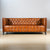 Felix Leather Chesterfield Three Seater Sofa
