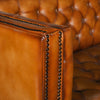 Felix Leather Chesterfield Three Seater Sofa