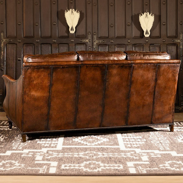 Andrei Leather Three Seater Sofa