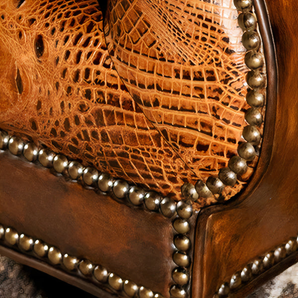 Andrei Leather Three Seater Sofa