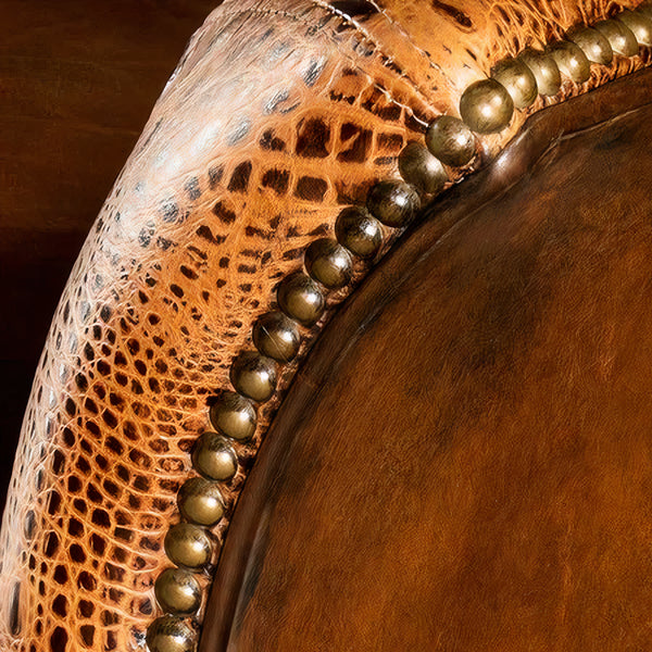 Andrei Leather Three Seater Sofa