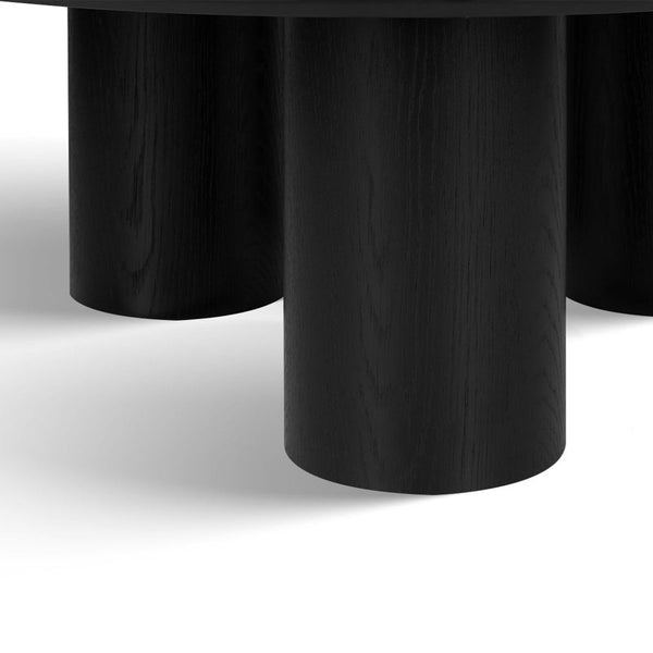 40" Drum With 3 Legs Pedestal Round Coffee Table