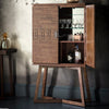 Bohème Retreat Cocktail Cabinet – Brown