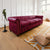 Fionna Leather Chesterfield Four Seater Sofa