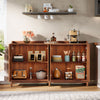 57" Sideboard Buffet Cabinet with Adjustable Shelves