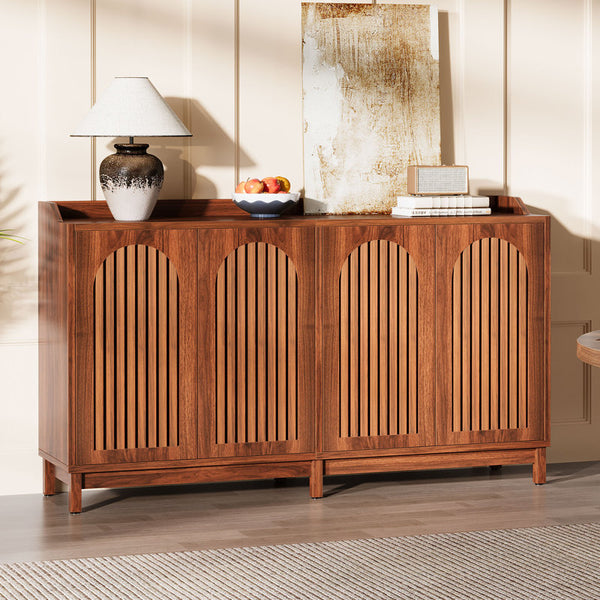 57" Sideboard Buffet Cabinet with Adjustable Shelves