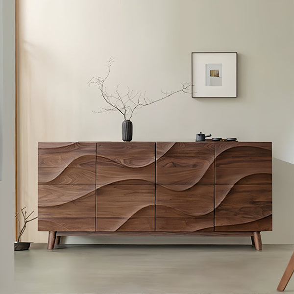 59" Wide Side Board With Solid Wood Legs