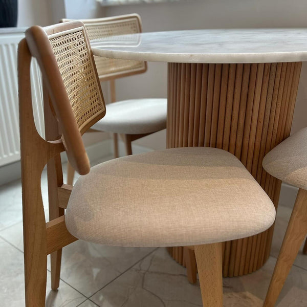 Alum 4 Seater Dining Set