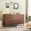 6 Drawer Solid Wood Double Dresser
