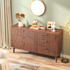 6 Drawer Solid Wood Double Dresser