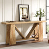 70.9" Extra Long Console Table, Farmhouse Entryway Table
