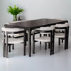 Astra Black 6 Seater Dining Set