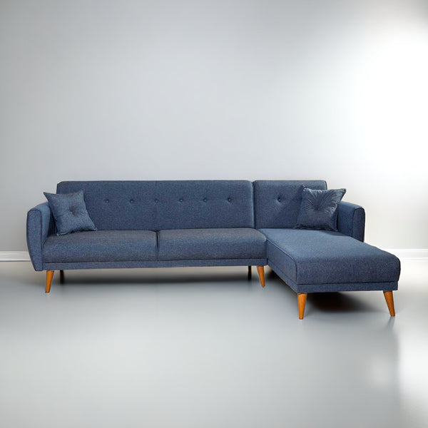 Aloysia Fabric L-Shaped Sofa