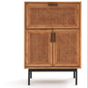 La Redoute Intérieurs Oak Waska Oak & Cane Bar Cabinet