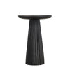 Adejinmi Black Finished Wood Side Table
