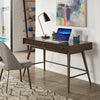 Aksel Wood 3-drawer Writing Desk by iNSPIRE Q Modern