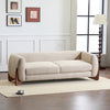 Alma Upholstered Boucle 3-Seat Sofa by Christopher Knight Home